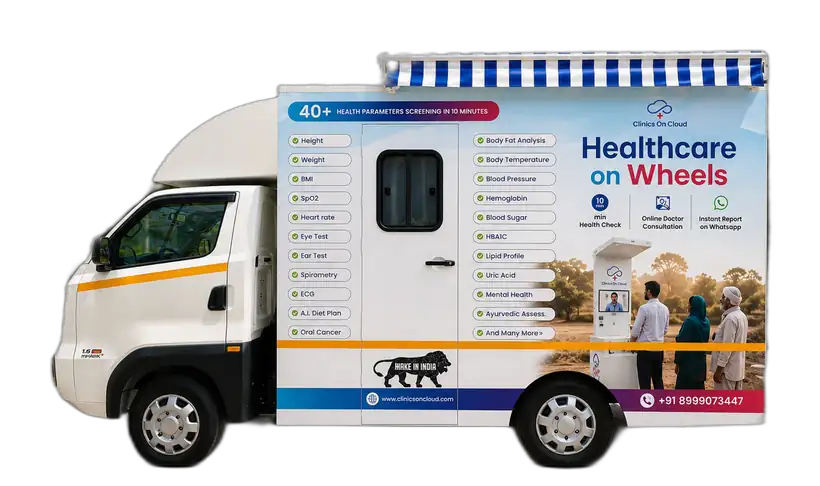 Mobile Medical Unit - Camp mode &middot; awning out